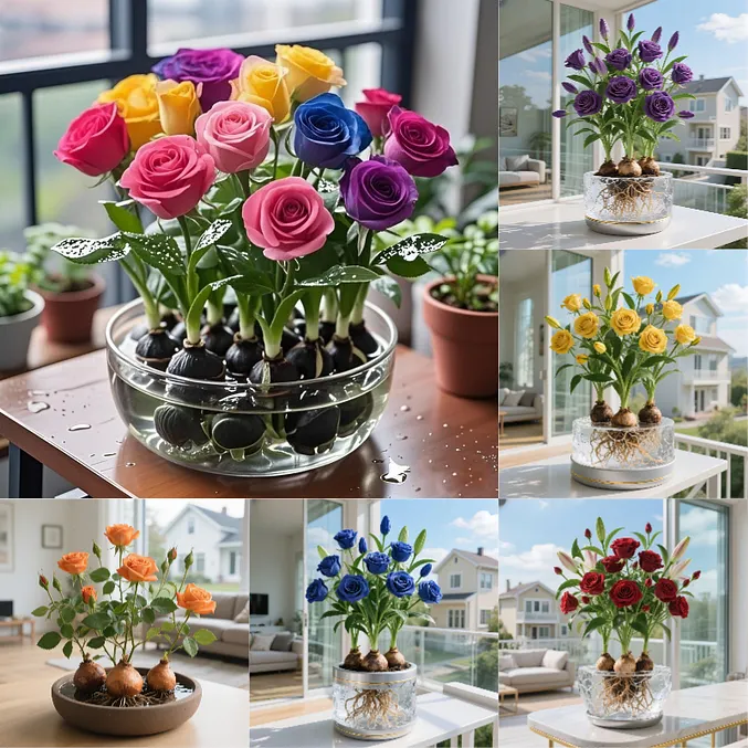 Colorful Perfumed Roses