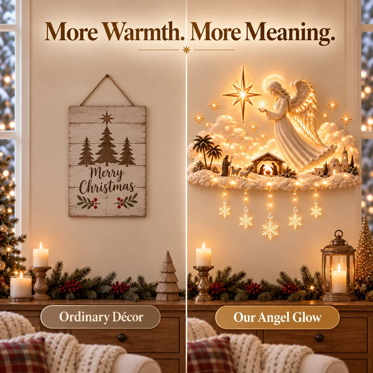 Christmas Nativity Starfall decorative detail