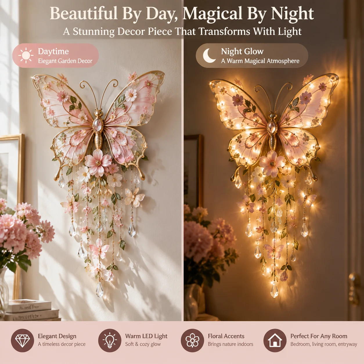 Butterfly Light Day and Night