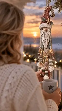 Coastal Christmas Santa light demonstration
