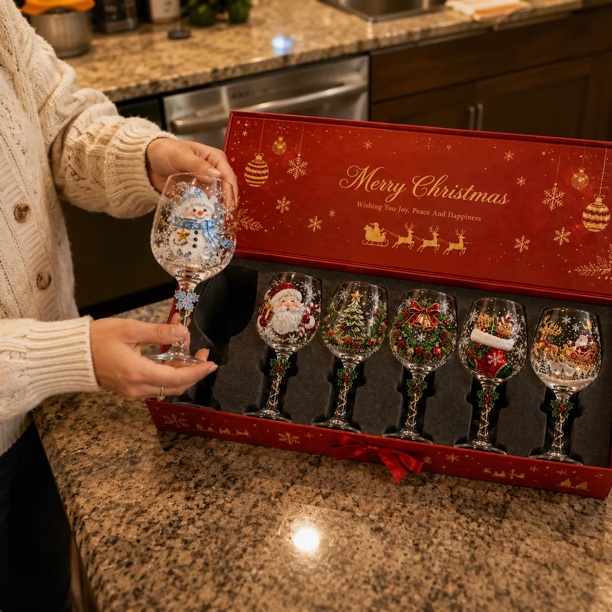 Festive Christmas glass gift inspiration