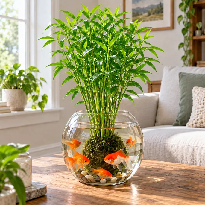 Hydroponic Mini Rice Bamboo