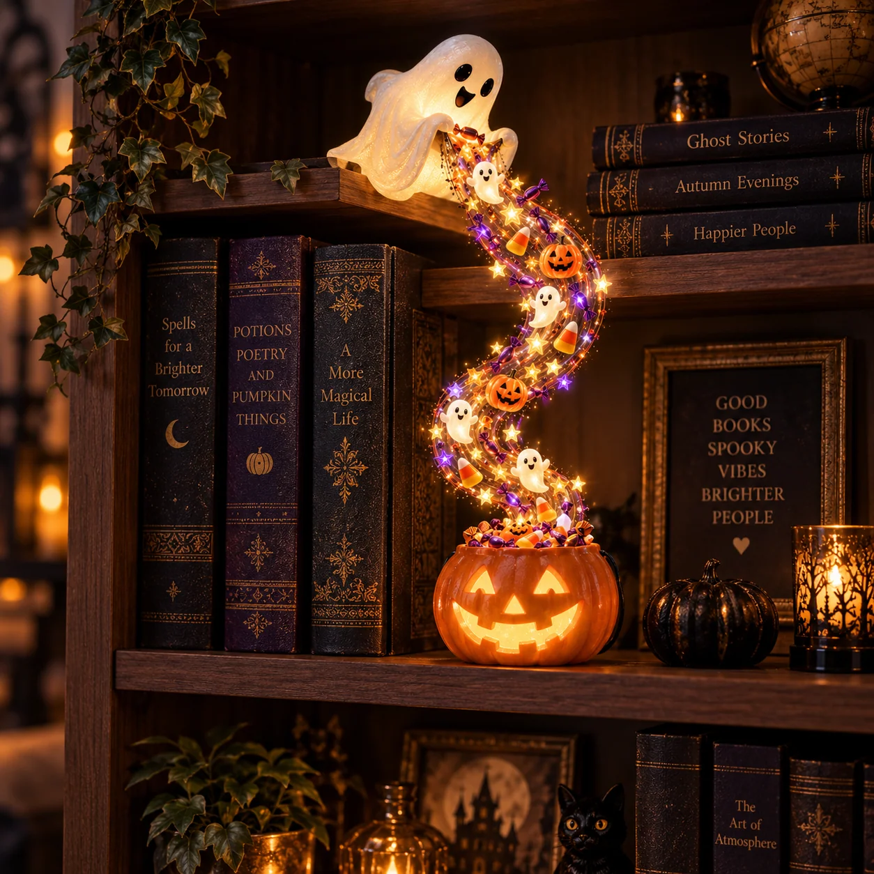 Ghost Halloween Magic Cascade