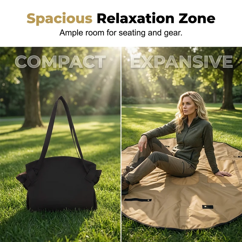 Versatile convertible picnic bag for outdoor use