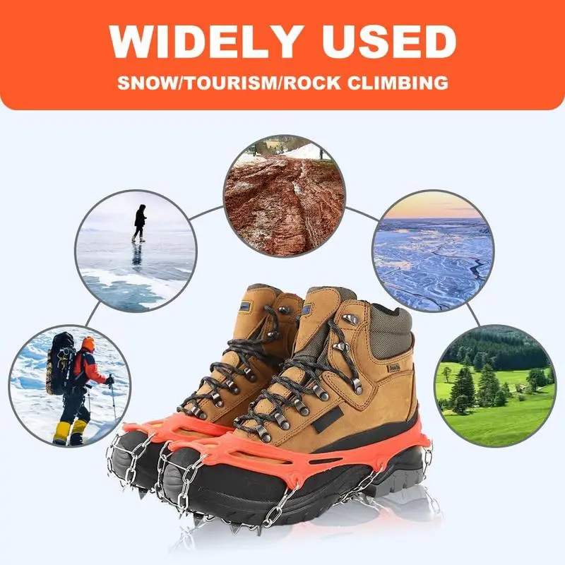 Ice cleats for winter walking and outdoor use