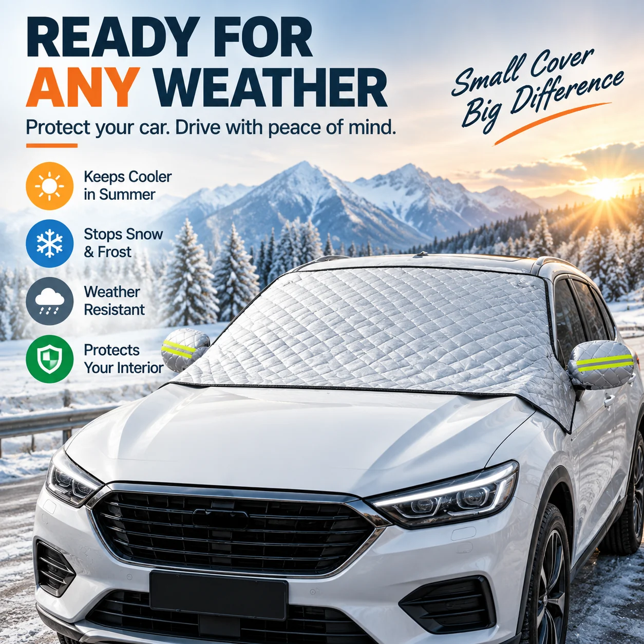 All season car windshield protector