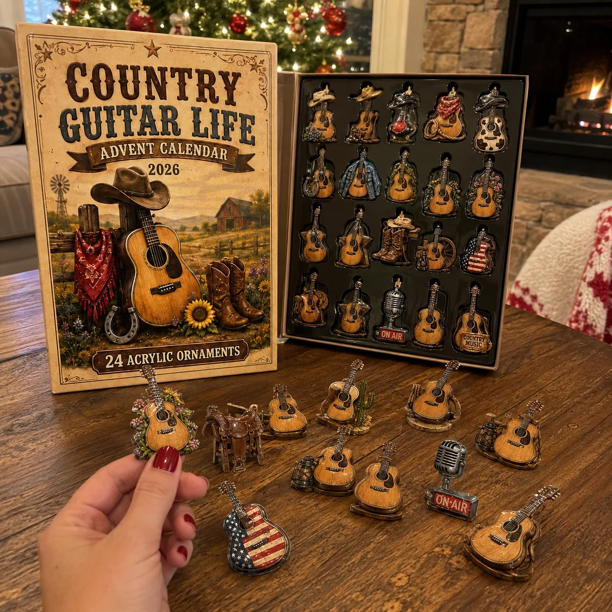 Country Guitar Life Advent Calendar customer unboxing