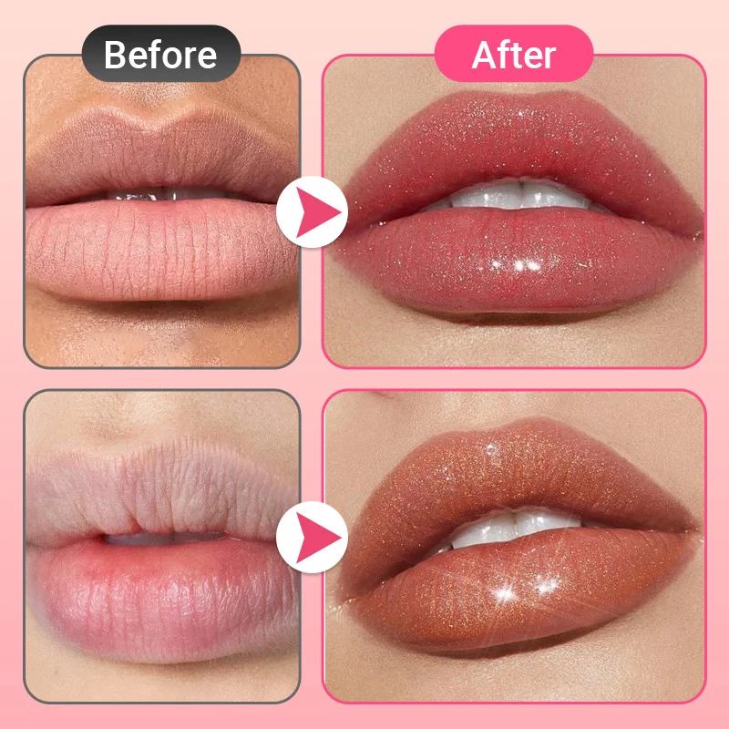 Lip gloss formula and texture