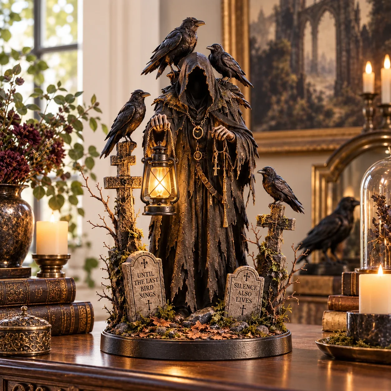 Keeper of the Last Light displayed in an elegant home