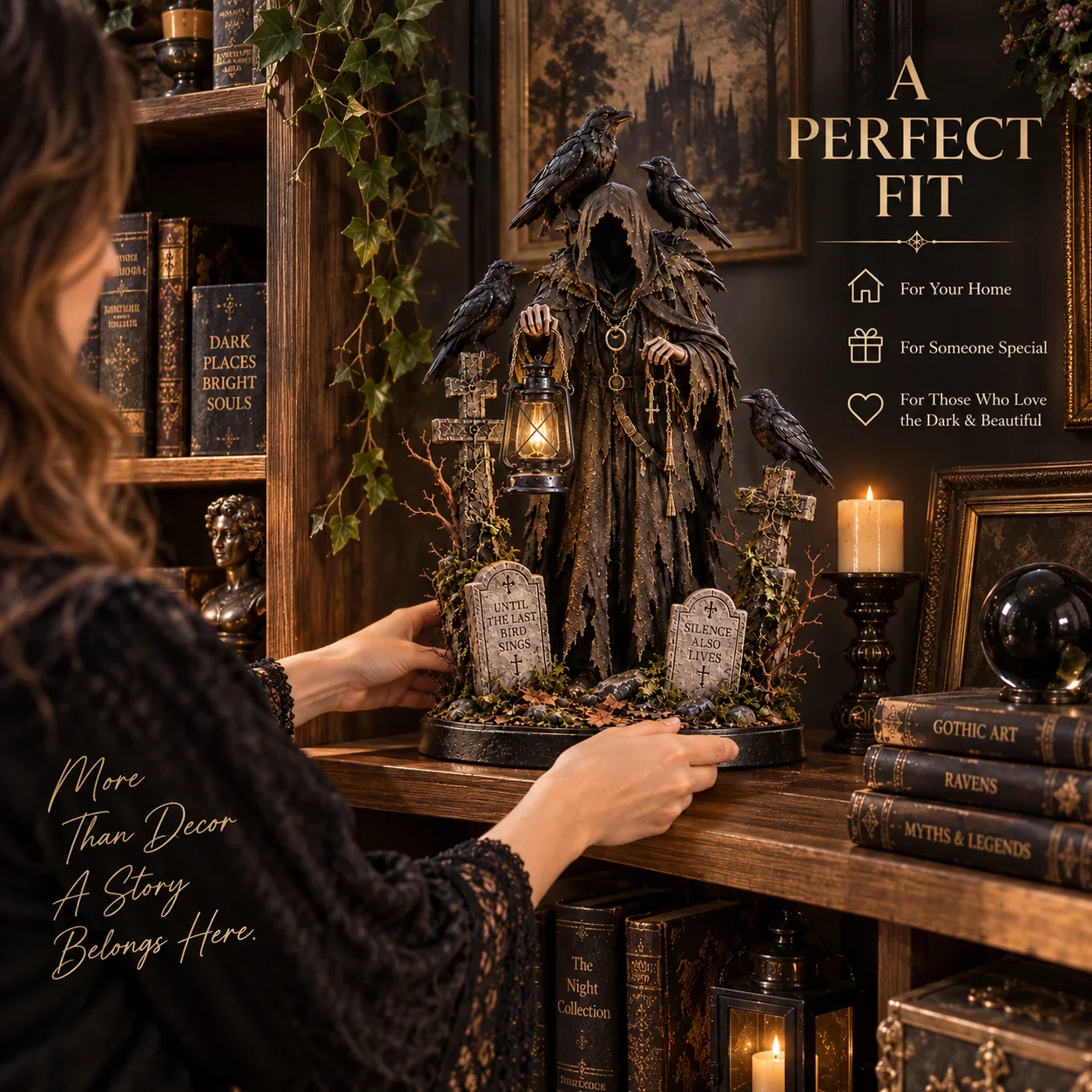 Keeper of the Last Light displayed in a real home