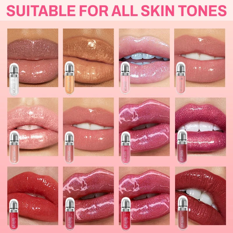 Lip gloss shade range