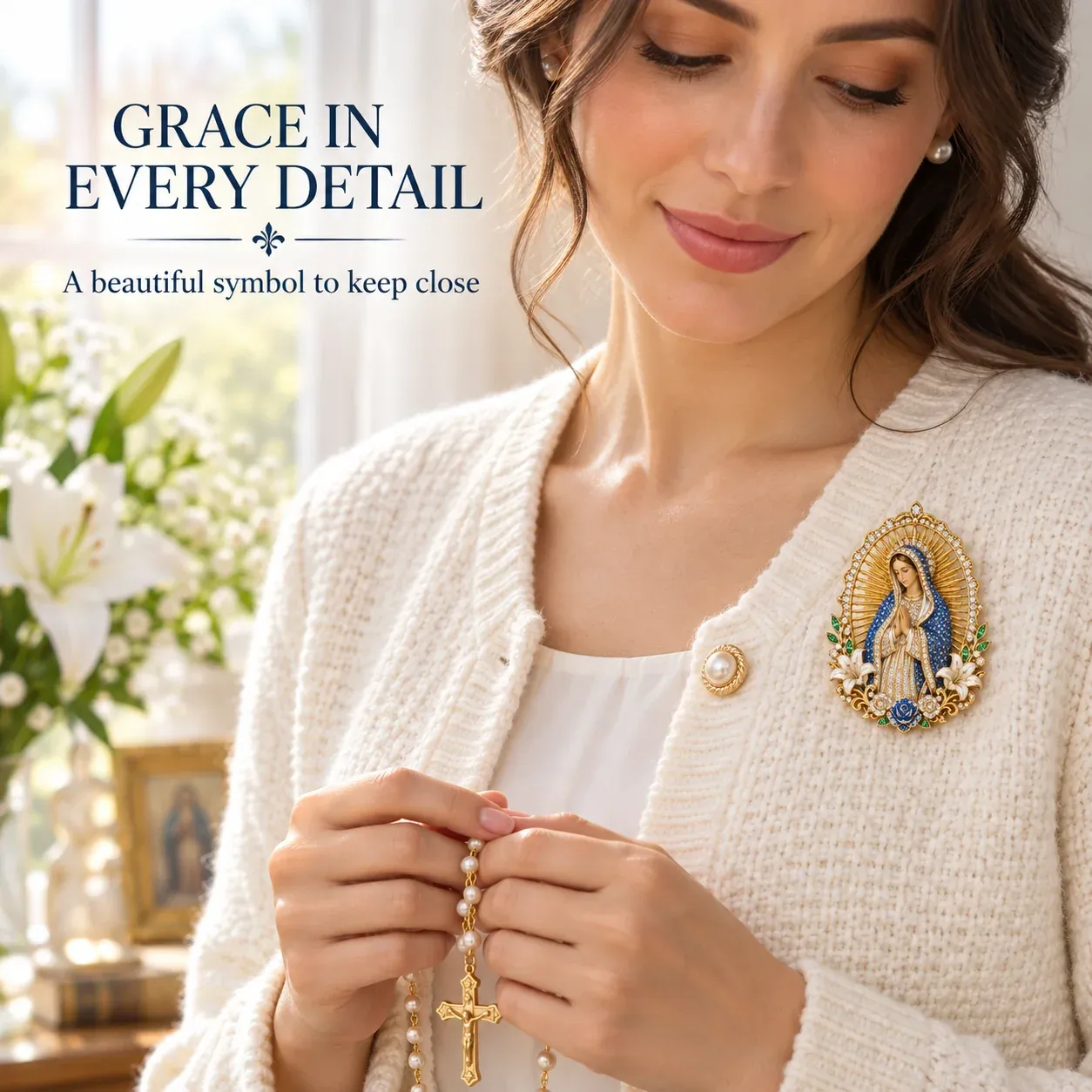 Sacred Devotion pins as a meaningful gift