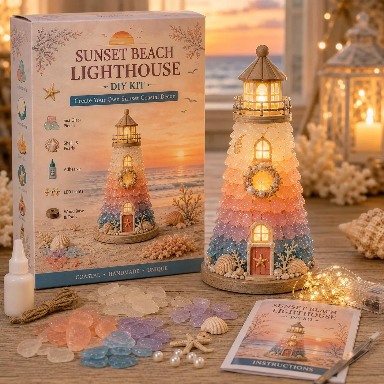 Sunset Beach DIY lighthouse kit