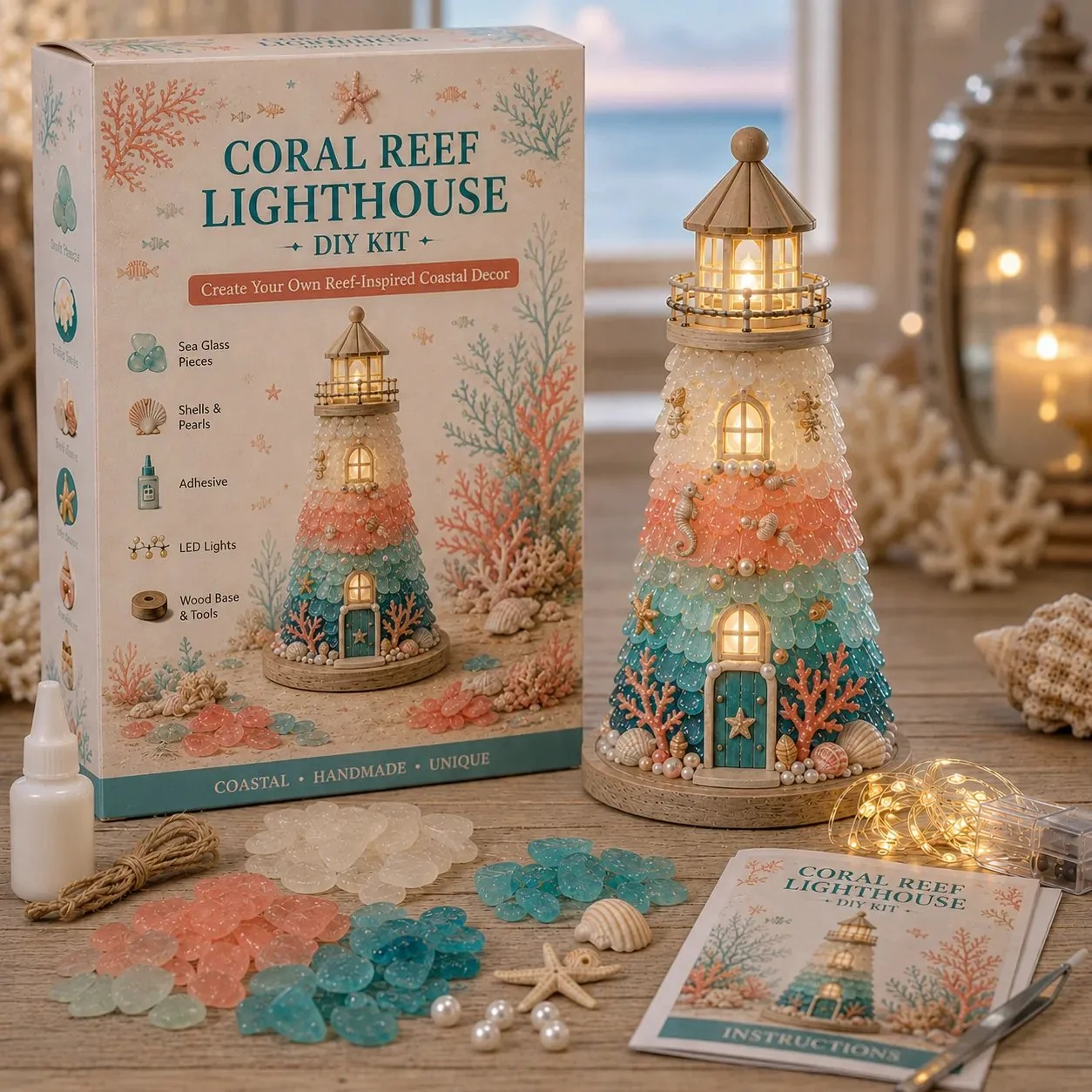 Coral Reef DIY lighthouse kit