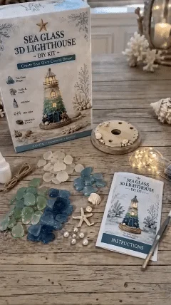 DIY lighthouse kit materials and instructions