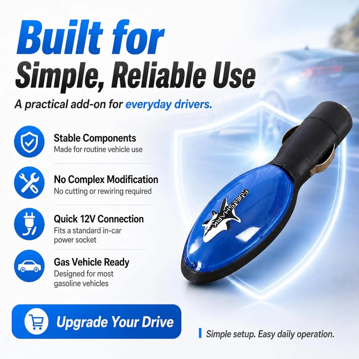 Magnetic automotive accessory details