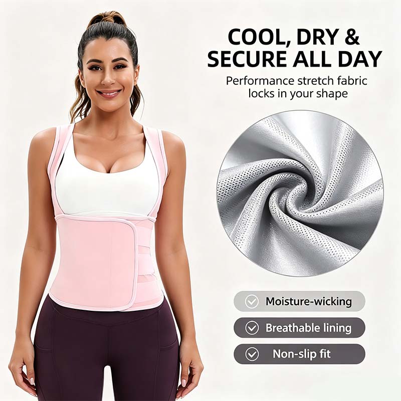 Women's Zip-Up Compression Shapewear Vest