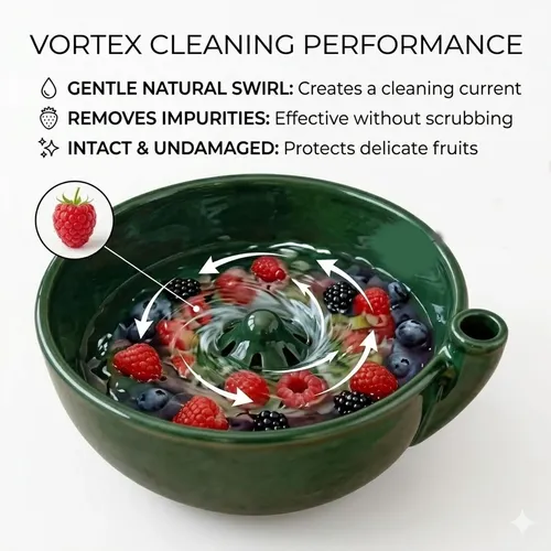 Swirling Berry Washing Bowl, Self Spinning Berry Washing ...