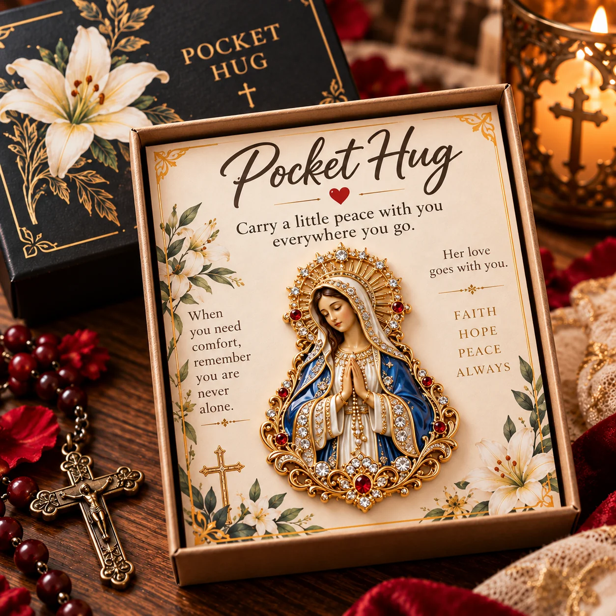 Mary - Carry the Faith Pocket Hug