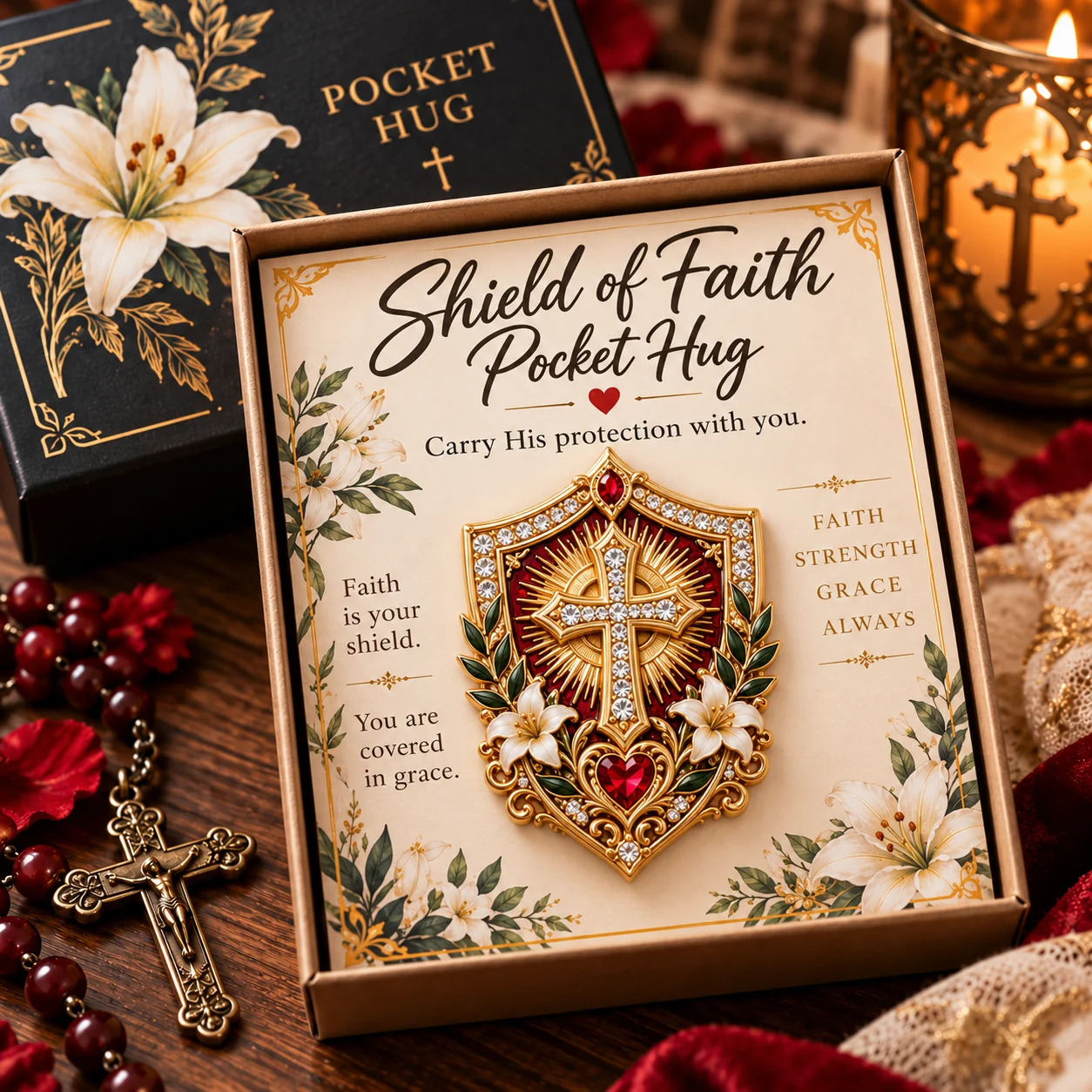 Shield of Faith - Carry the Faith Pocket Hug