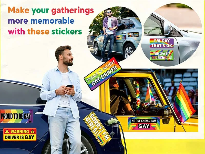 Prank Magnetic Bumper Sticker