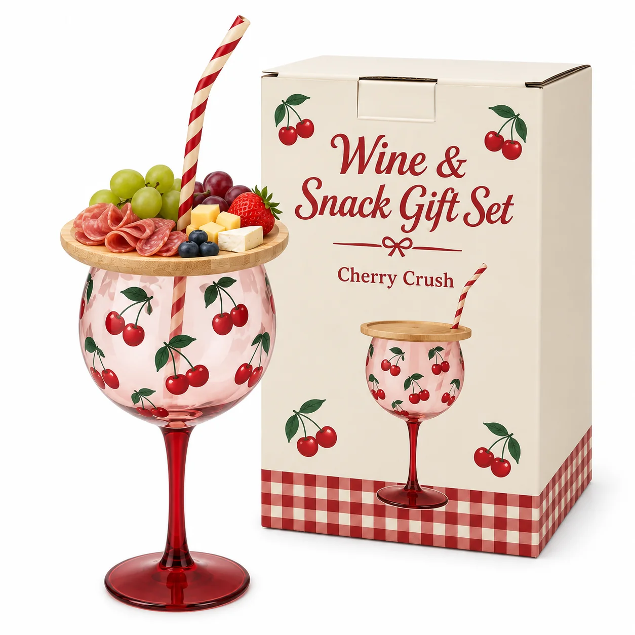 Sip Snack Wine Glass Set