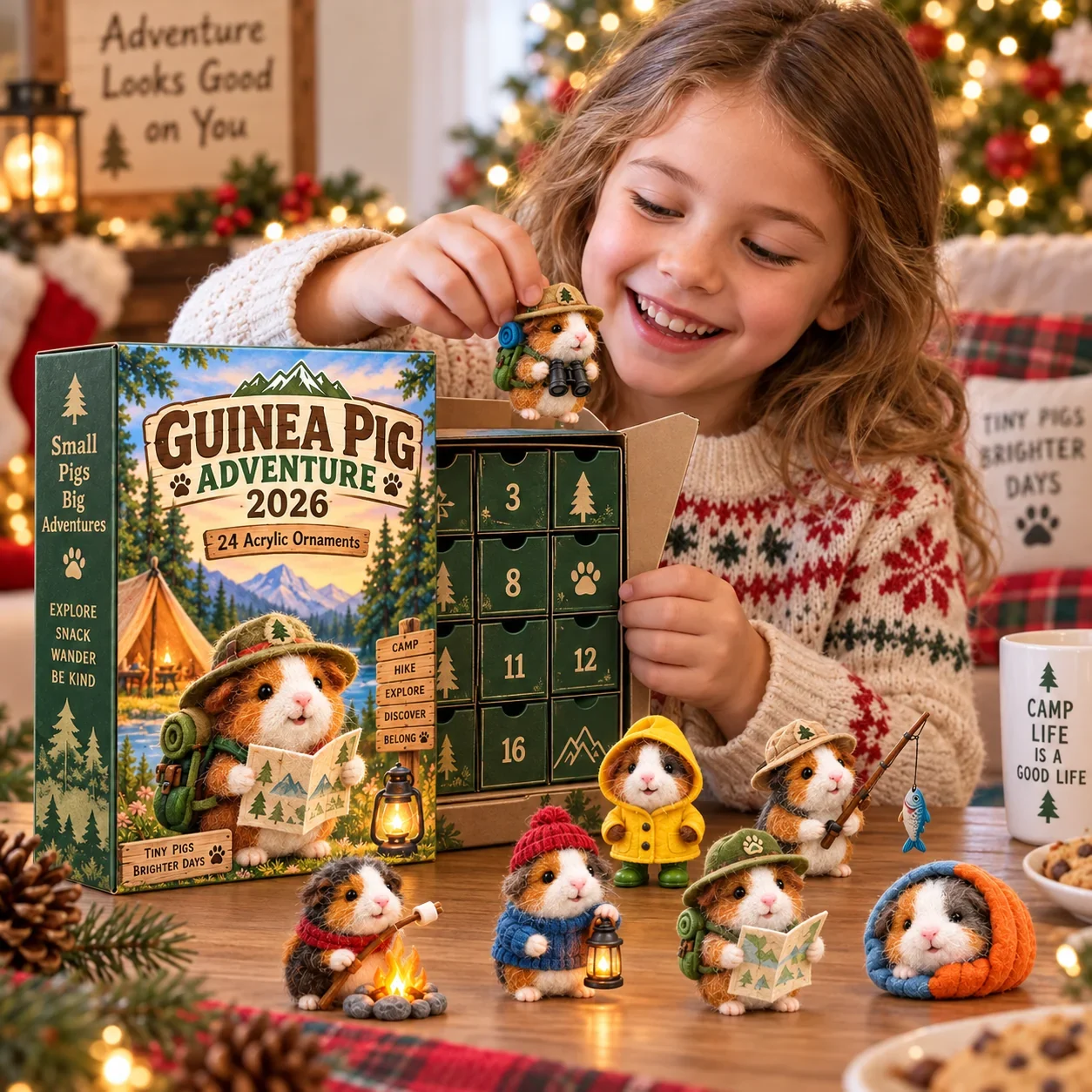 Guinea pig advent calendar daily reveal