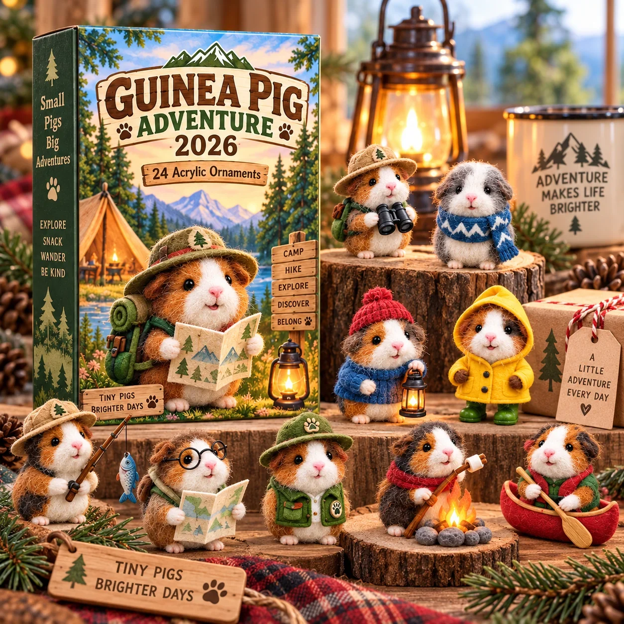 Guinea pig advent calendar made for guinea pig lovers