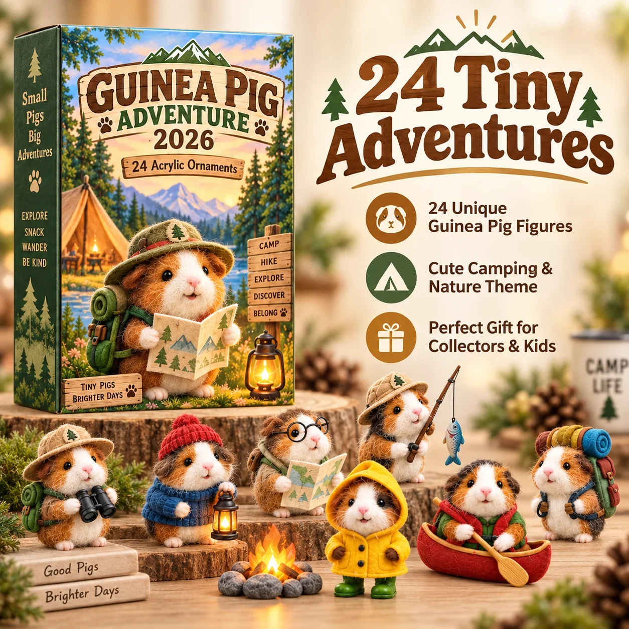 Guinea pig advent calendar gift for guinea pig owners