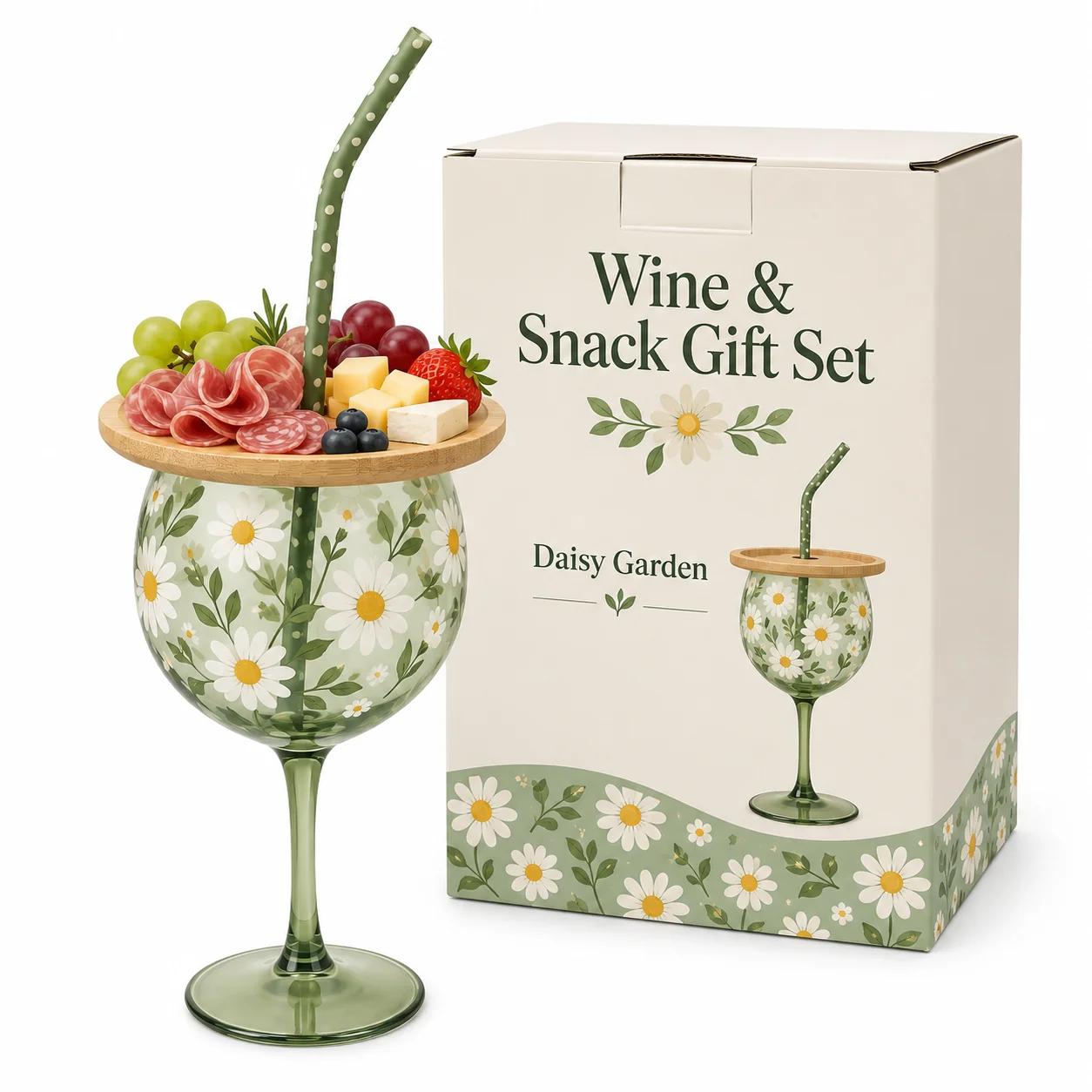 Sip Snack wine glass party setup