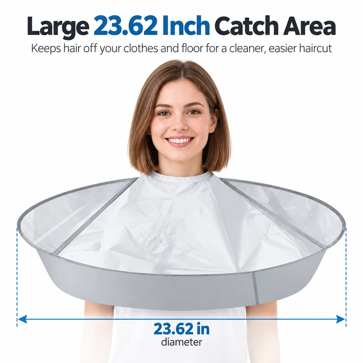 Waterproof easy-clean hair cutting cape