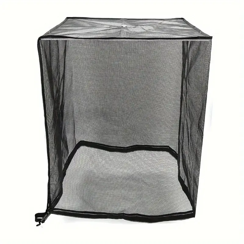 Full black mesh air conditioner protector cover