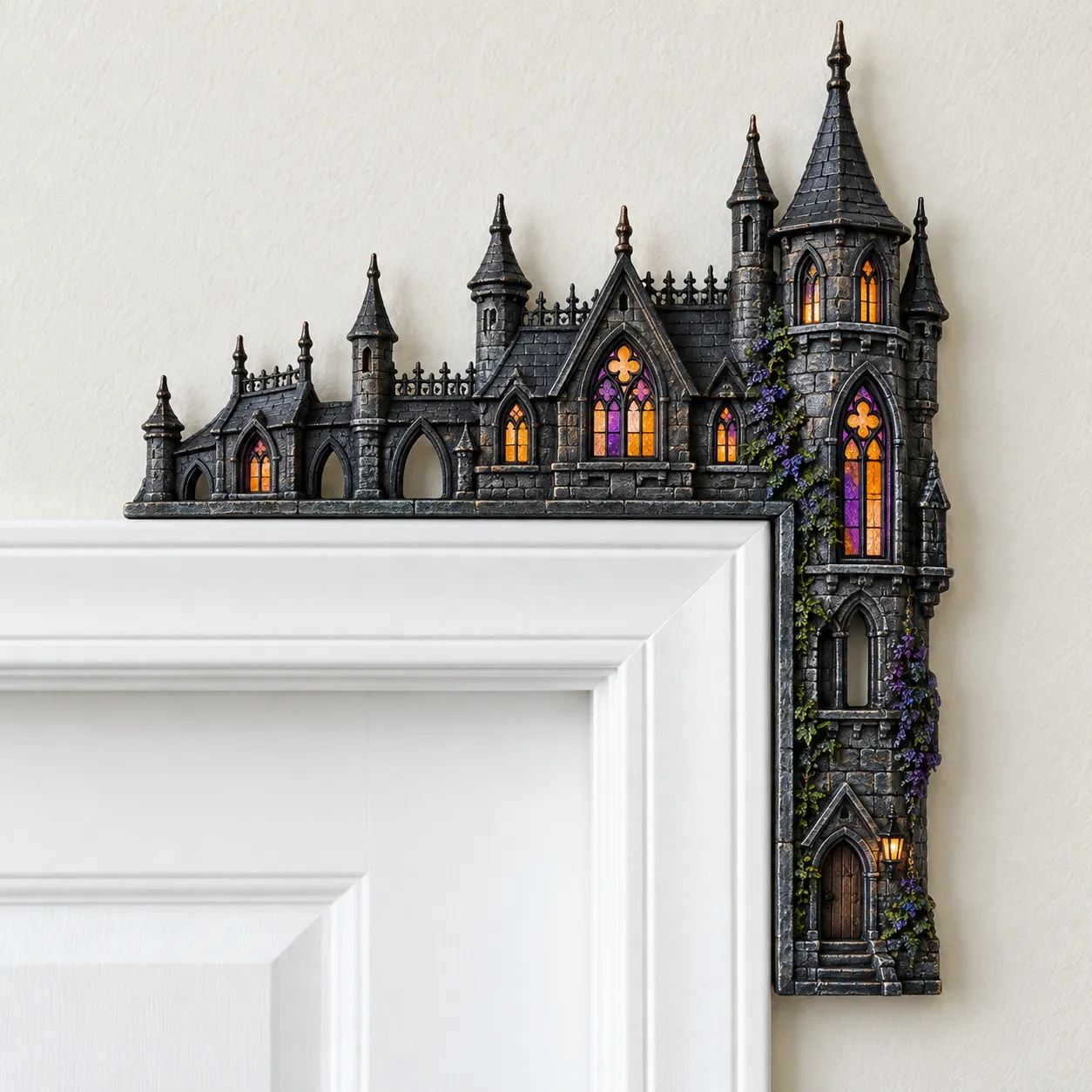 Gothic castle door topper