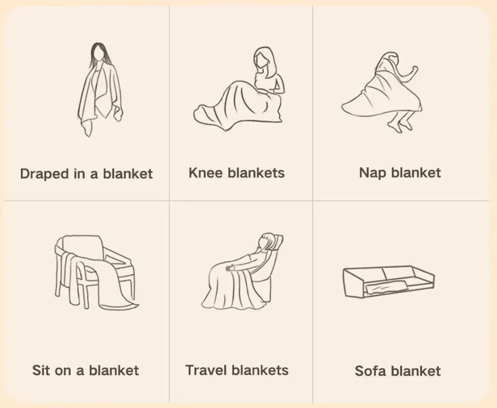 Flexible heated blanket multiple uses