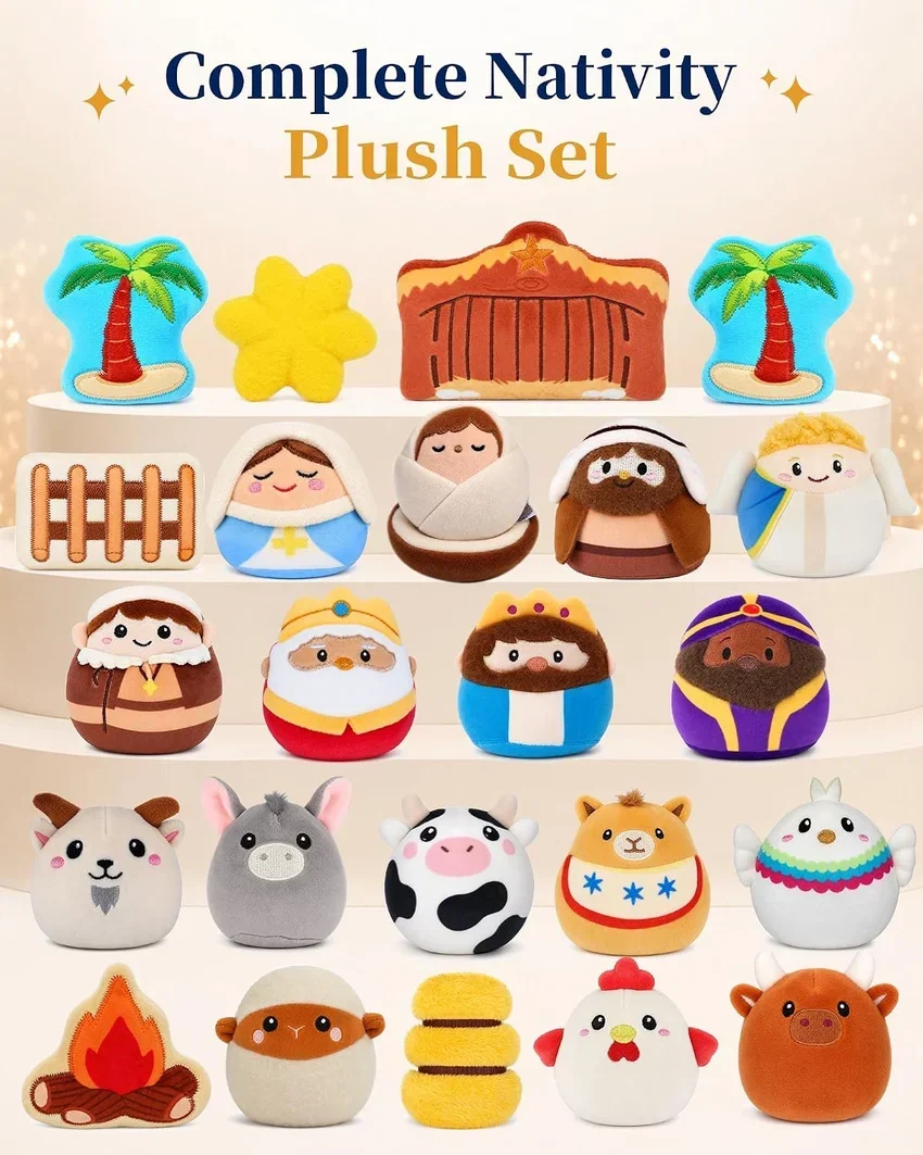 Nativity Advent calendar product details and seasonal presentation