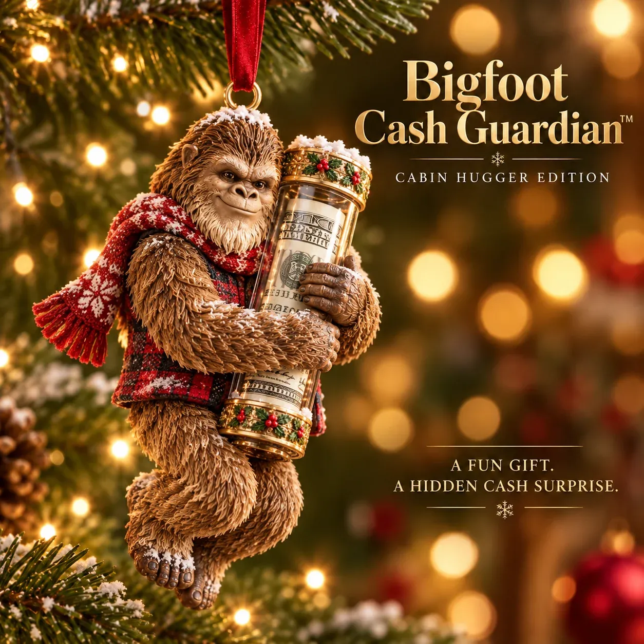 Bigfoot cash ornament style