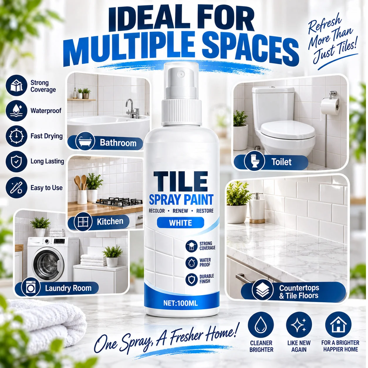 🎨 Tile Renewal Spray Paint | 100ml 3 Colors product image 12