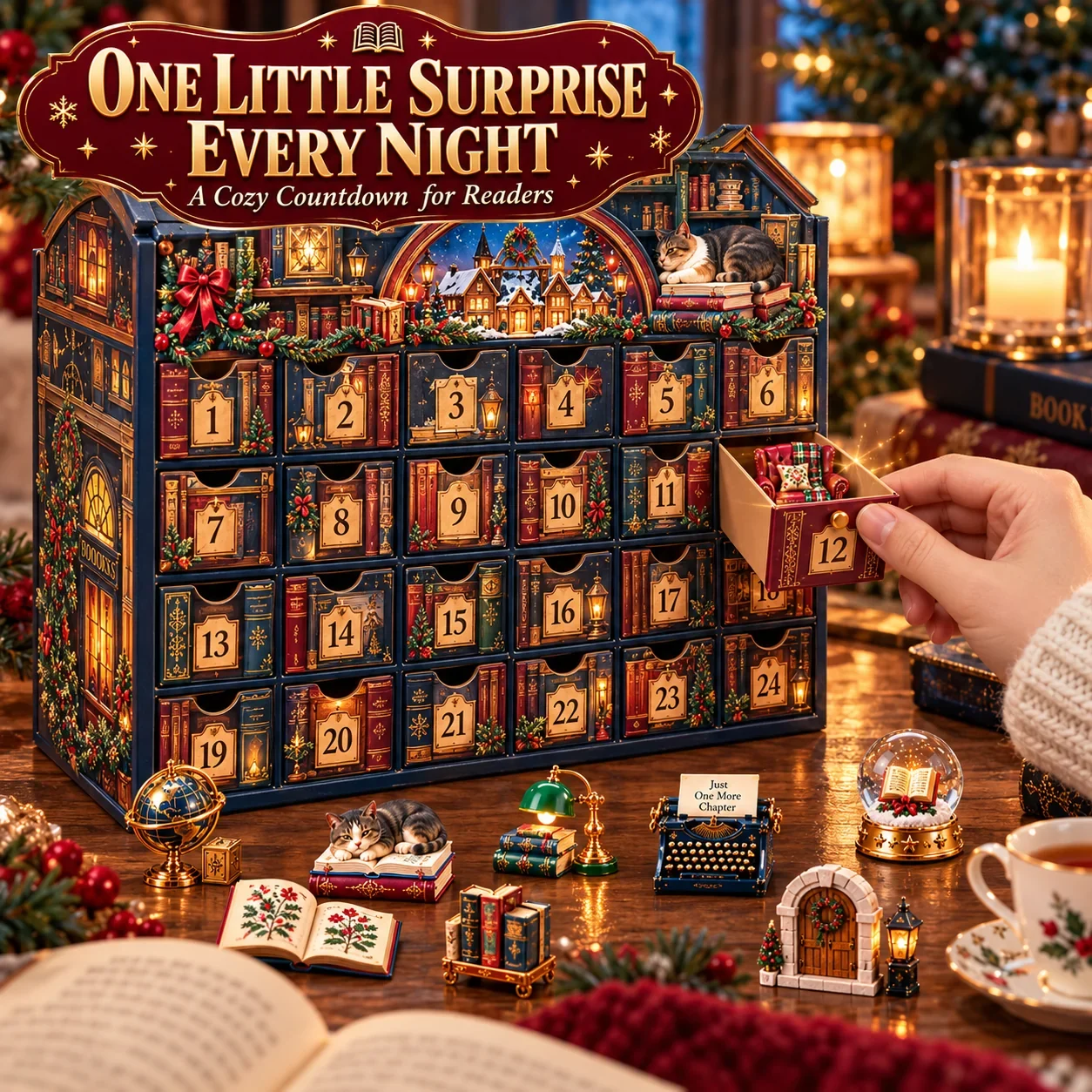 One little bookish surprise every night