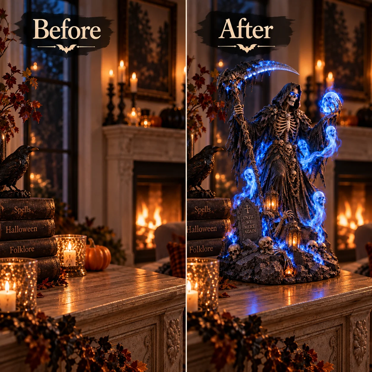 Shadowvale Reaper before and after