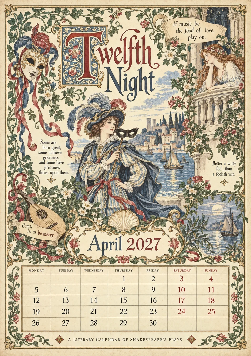 April — Twelfth Night