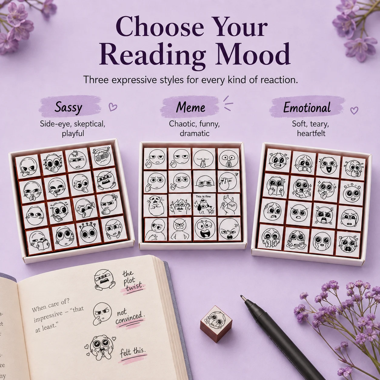 Compact stamp blocks