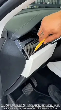 Carbon fiber vinyl wrap application demonstration