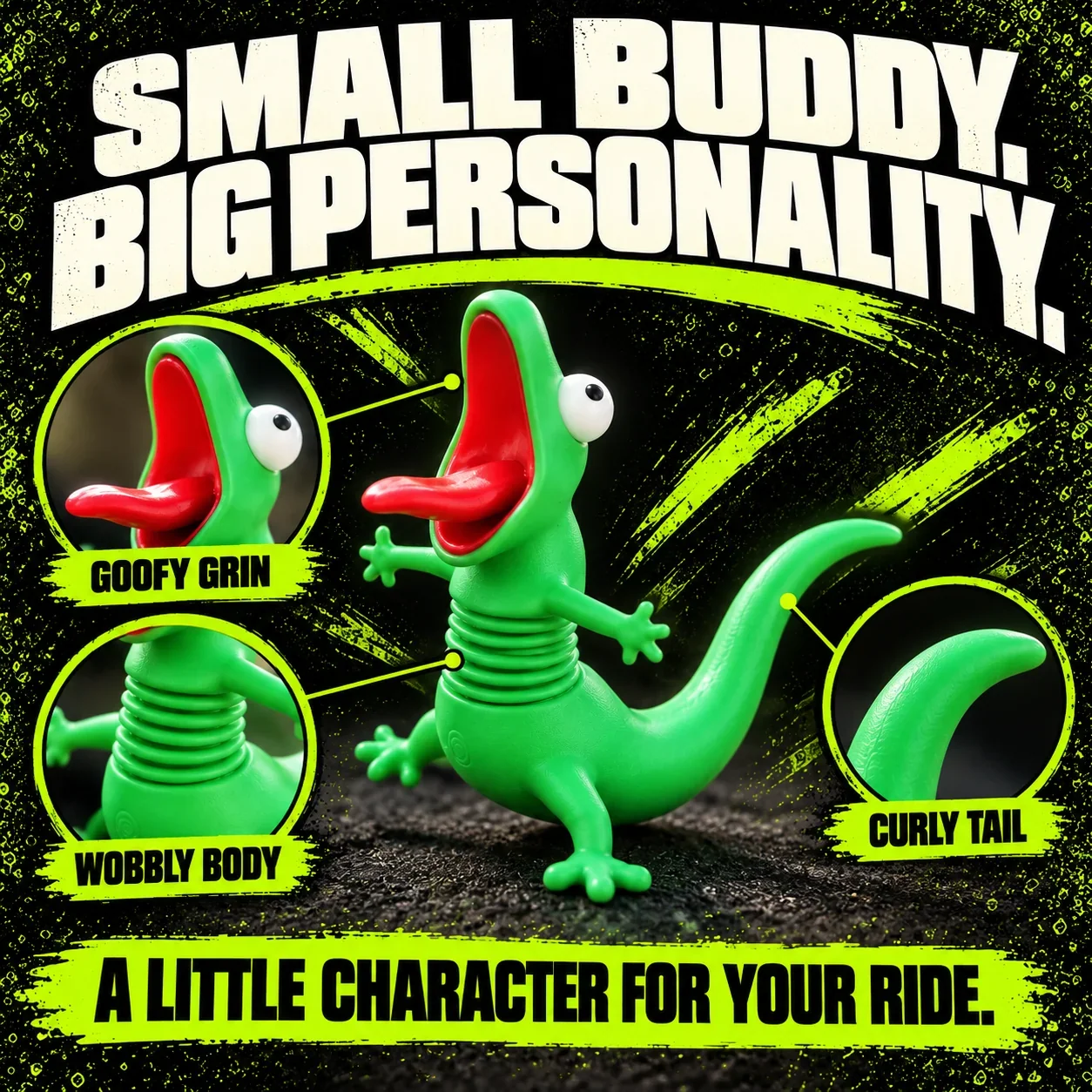 Graphic showing the accessory character details