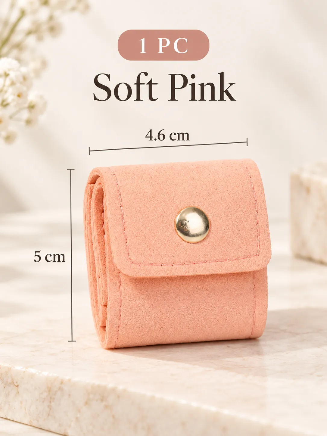 Folded and open compact jewelry storage case