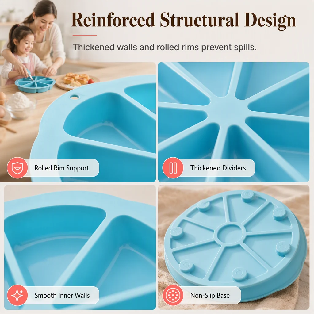 Silicone mold structural design