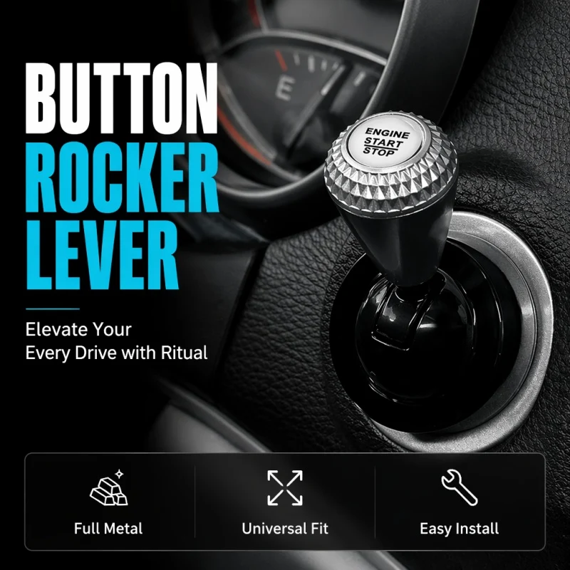 🚗 Car Start Button Lever Cover | 4 Colors