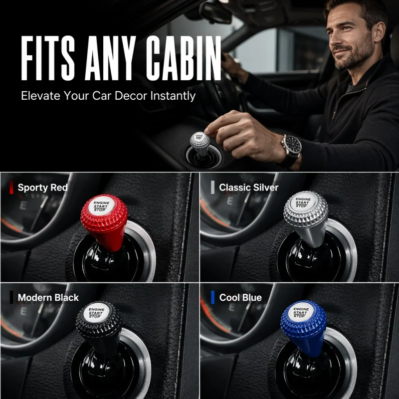 🚗 Car Start Button Lever Cover | 4 Colors product detail 3