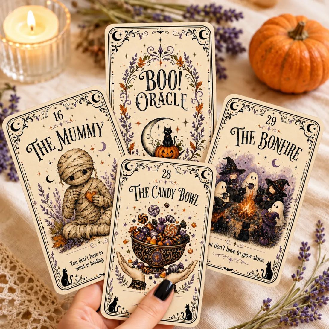 Halloween Oracle Deck details