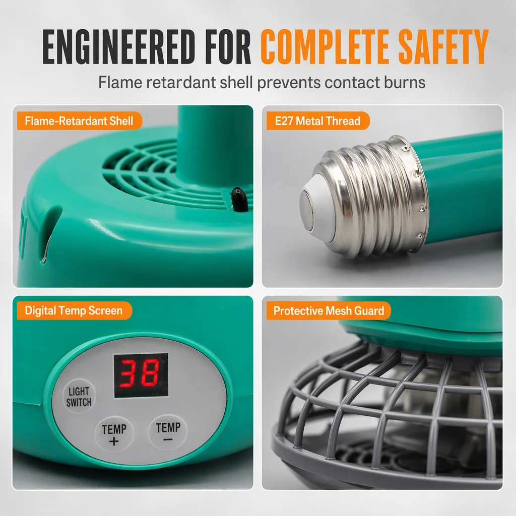 Brooder heater protective housing