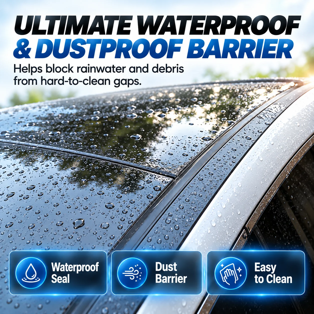 Waterproof barrier feature